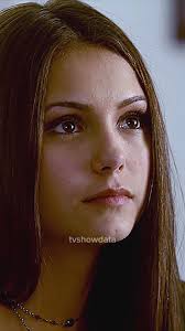 Stefan and Elena's Intense Gaze in the Woods