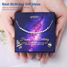 So stop wasting time looking around and grab a gift now. 18th Birthday Gifts For Girls Milestone 18th Birthday Necklace Bold 18 Year Old Girl Gifts Sterling Silver Beaded Necklace 18th Birthday Gift Ideas Pendants Coins Jewellery Clinicadelpieaitanalopez Com