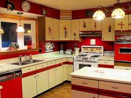 red farm kitchen remodel