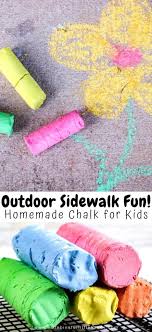 See more ideas about diy for kids, kids playing, fun. How To Make Homemade Sidewalk Chalk For Classic Outdoor Fun