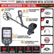 If you said yes to one of the above, simplex+ is the sole choice that covers it all. Nokta Makro Simplex Waterproof Metal Detector With 11 Dd Coil Shop Features Reviews Metaldetector Com