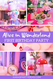 Decorative & colorful ideas for diy top hats. Kara S Party Ideas Alice In Wonderland First Birthday Party Kara S Party Ideas