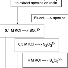 Flow Chart Of Resin Column Extraction Process Where S X O 6