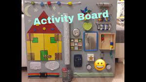 Im herbst fallen wir auf den boden, kinder sammeln uns in waldbereichen. Diy Activity Board Busy Board Fur Kleinkinder Motorik Spielzeug Selber Machen Youtube
