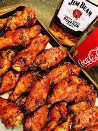 Jim Beam And Coke Glazed Chicken Wings Cooks Well With Others Glazed Chicken Wings Smoked Food Recipes Chicken Wings