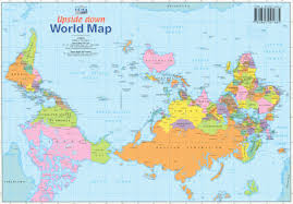 World Map With Countries High Resolution Pdf Upside Down World Map Unique Upside Down World Folded Map 84 X 60 Cm Printable Map Collection