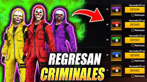 Cuentas de free fire con todas las skins y los criminales en. Llego Regresan Los Criminales En Free Fire Reclama Una Mascota Y Nueva Tienda Misteriosa Youtube