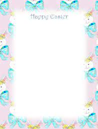 The borders are available as jpg and transparent png files. Easter Stationery Verat