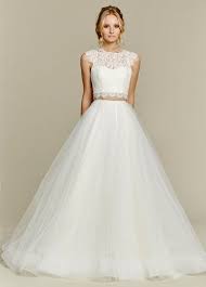 Blush By Hayley Paige Sunny 1553 Two Piece Ball Gown Wedding Dress Wedding Dresses Lace Two Piece Wedding Dress 2 Piece Wedding Dress