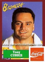 1989 Coca-Cola and Sunday Mail Broncos Card, Grant Rix, Profile Card