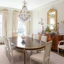 Plus it is a great contrast to the neutral color scheme of the room. French Gilt Dining Room Mirror Design Ideas