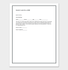 Doctors excuse template awesome unique doctors note template cover. Doctor S Note For Work And School Samples Templates