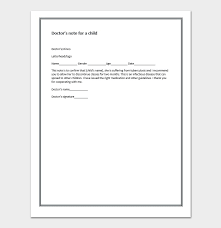 When you shadowed or worked with the doctor. Doctor S Note For Work And School Samples Templates