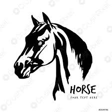 Dann haben sie eine große auswahl an motiven vor sich. Pferd Tier Haustier Saugetier Tatowierung Schwarze Silhouette Symbol Stock Vektorgrafi Crushpixel