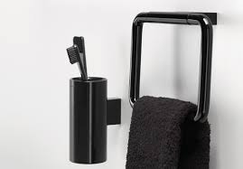 Shower curtains, bath and hand towels, art, rugs and. Black White Collection By Cosmic Bathroom Accessories