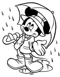Pada Deszcz Kolorowanka Do Druku Mickey Mouse Coloring Pages Umbrella Coloring Page Minnie Mouse Coloring Pages