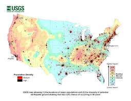 The 2014 map represents the best available data as determined by the usgs. Potential Earthquake Map Shaking