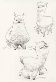 Almontree Even More Llama Drawings Risunki Eskizy Zhivotnyh Multiplikacionnye Risunki
