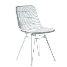 Home Republic Cebu Rattan Dining Chair White Furniture Chairs Adairs Online White Dining Chairs Metal Dining Chairs Dining Chairs