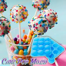 Add about 1/2 of the package of chocolate frosting to the crumbled cake. Cake Pop Mold Chancesy