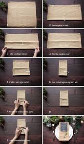Table Setting Tips 3 Menu Napkin Folds Wedding Table Menus Wedding Table Wedding Table Settings