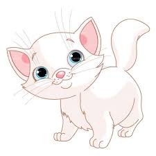 Clipart Baby White Cat Royalty Free Vector Design White Kittens Black And White Kittens Kitten