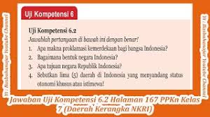 Kunci jawaban pkn kelas 7 uji kompetensi 4.1 dan 4.2. Jawaban Uji Kompetensi 6 2 Halaman 167 Ppkn Kelas 7 Daerah Kerangka Nkri Youtube