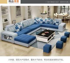 High Quality Living Room Sofa Set Home Furniture Modern Design Cotton Fabric Fra Ebay Living Room Sofa Set Corner Sofa Design Living Room Sofa Design