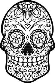 Dia de los muertos or day of the dead is a mexican holiday that celebrates those who have departed. Sugar Skull Isolated On White Stock Vector Colourbox