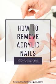 I prefer to wear my own nails and just paint them; How To Remove Acrylic Nails Yourself