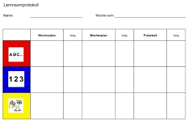 Maybe you would like to learn more about one of these? Wochenplan Gemeinsames Lernen In Der Grundschule Gpaed De