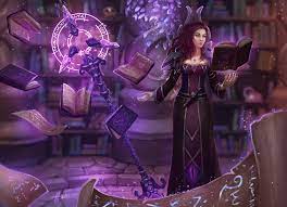 Few ever master the arts, and even fewer can grasp the theories behind the arcane. Artstation Arcane Mage Zaelii Art Arcane Mage World Of Warcraft Characters World Of Warcraft