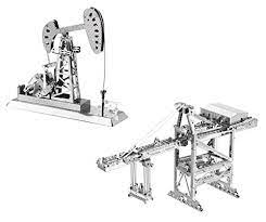 Buy pes 3d metal art metal works 3d laser cut models warrior's armor silver: 3d Metal Puzzle Models Of Oil Derrick And Crane Diy Toy Metal Sheets Assembling Puzzle 3d Puzzle 2 Pack Buy Online In United Arab Emirates At Desertcart Ae Productid 82316300