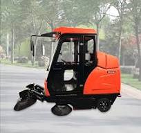 Industrial Park Outdoor Electric Driving Cleaning Road Floor Vacuum Sweeper
