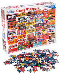 Candy bar in a red wrapper (1) candy bar ingredient (1) candy bar ingredient, sometimes. Candy Wrappers Jigsaw Puzzle A Retro 1000 Piece Puzzle