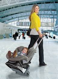 Getting Through The Airport With Baby Doesn T Require Another Carseat Expense Use A Lightweight Folding Travel Car Baby Car Seats Car Seats Car Seat Stroller