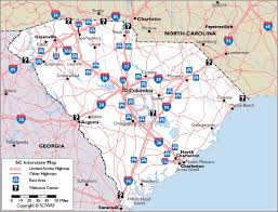 Maybe you would like to learn more about one of these? Map Of South Carolina Interstate Highways With Rest Areas And Welcome Centers