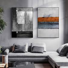 By using neutrals and introducing warm tones you'll feel at home and inspired to make the most of your urban modern design direction. Abstract Industrial Style Canvas Painting Poster Print Modern White And Black Wall Art Pictures For Living Room Home Decoration Nordic Wall Decor