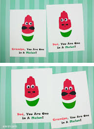 Download One In A Melon Father S Day Handprint Craft For Kids