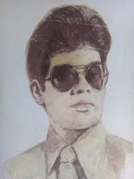 Self portrait water color 1981