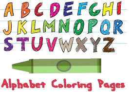 Helping kids learn to write. Alphabet Coloring Pages Letters Pictures Words