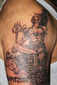 Lord shiva weapon trishul tattoo design on forearm. 35 Nice Shiva Tattoos On Shoulder