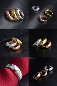 Visit To Buy Jexxi Top Quality 3 Colors Fashion Luxury Jewelry Flower Cz Wedding En Promise Rings For Guys Womens Engagement Rings Wedding Rings Engagement