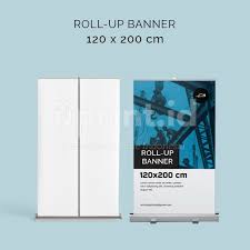 Ukuran roll banner standard roll banner standard adalah jenis roll up banner yang cara penggunaannya standard, yaitu dengan cara menarik bagian header lalu kemudian mengaitkannya di tiang penyangga yang letaknya berada di bagian belakang banner. Gambar Pada Standing Banner Menguatkan Pesan Dengan 3 Cara Ini Uprint Id
