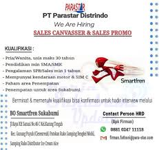 Buat dia pujian untuk menarik perhatian. Lowongan Kerja Pt Parastar Distrindo Info Loker Update