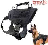 Colete Tático Para Cachorro Peitoral Militar Policial Com Alça e Acessórios  Grande Porte