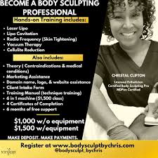 We educate all our students on how to properly administer cavitation and how to release the waste once the body has broken down the fat. Become A Body Sculpting Professional 3350 Riverwood Pkwy Atlanta 14 March 2021