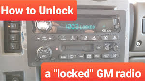 To unlock the theftlock system when the user code is unknown, perform the following steps: Delco Radio Unlock Codes 10 2021