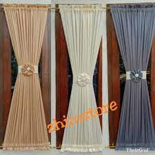 Salah satu hal sederhana tetapi penting keberadaannya dalam menciptakan interior ruangan yang indah adalah kehadiran sebuah gorden atau tirai jendela. Jual Gorden Ikat Kupu Kupu Gorden Jendela Minimalis Hordeng Ikat T 150 Cm Abu Abu Kab Bandung Ripal Gorden 1 Tokopedia