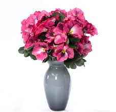 Buy artbloom 6 bundles outdoor artificial daisies fake flowers uv resistant shrubs, faux plastic greenery for indoor outside hanging plants garden porch window box wedding farmhouse decor (orange red): Orange Yellow Shengyuze 1pc Artificial Flower Pansy Cloth Lifelike Fake Flowers For Garden Diy Stage Party Home Wedding Craft Decoration Artificial Flowers Home Wnyspeechtherapy Com